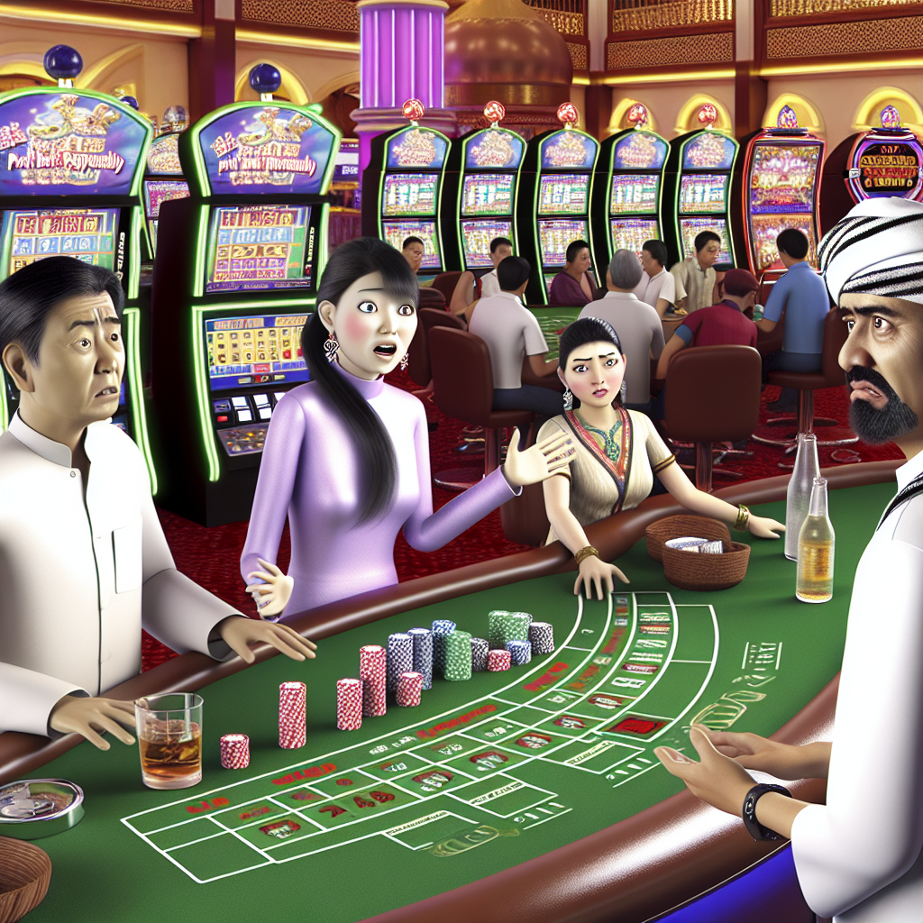 Macau casino floor scene