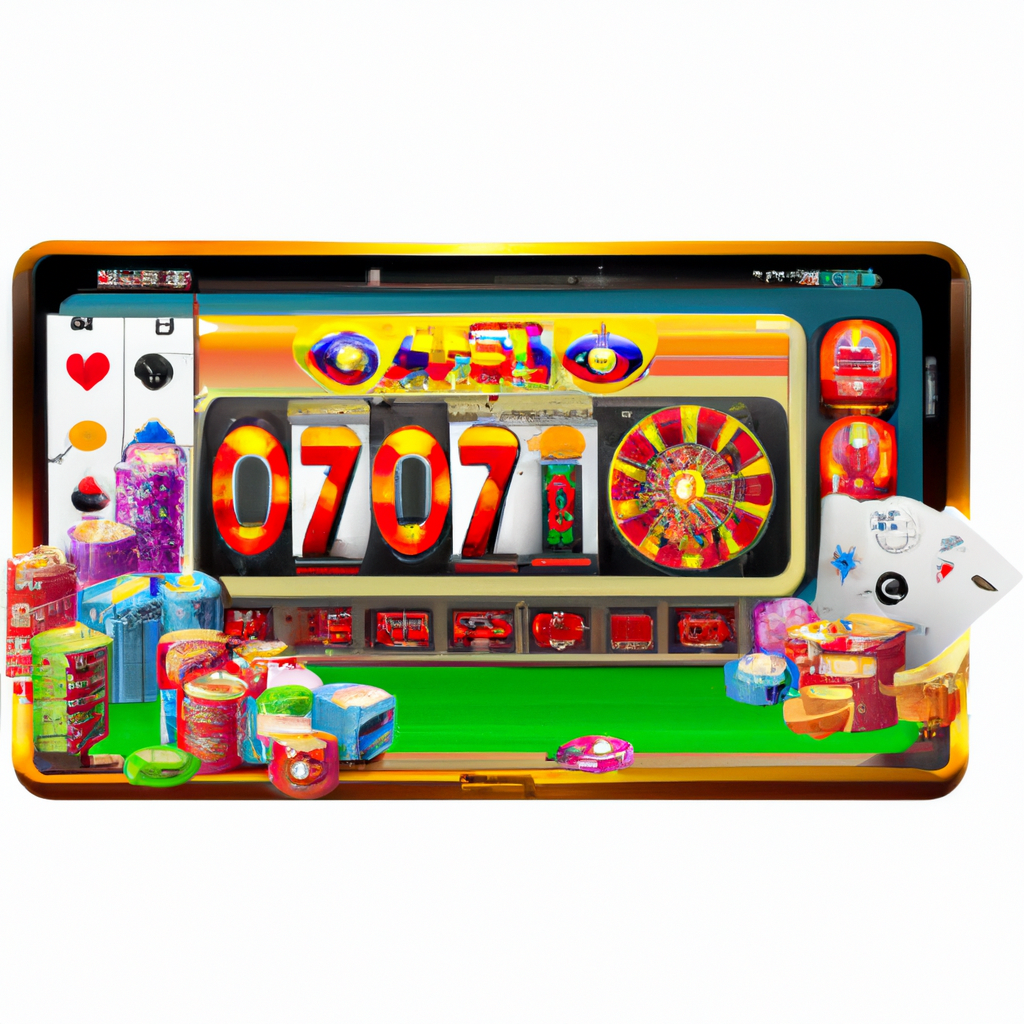 Futuristic online casino interface