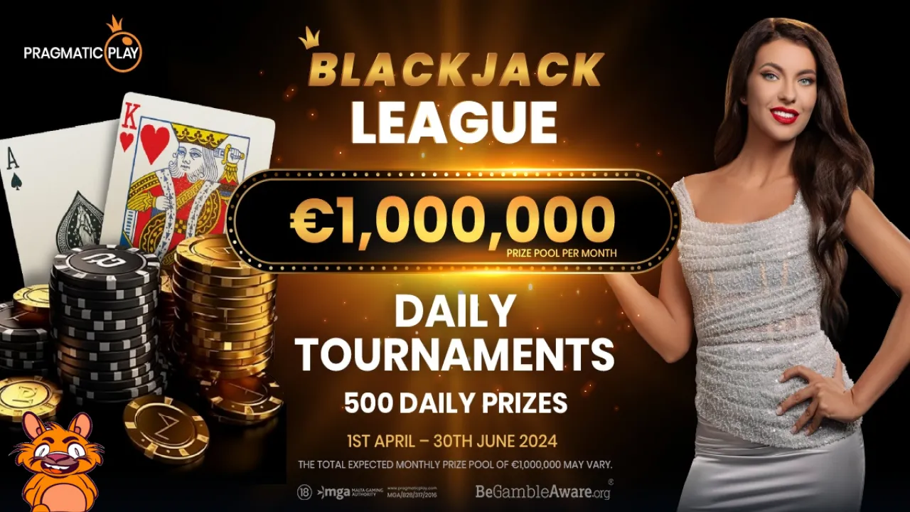 .@PragmaticPlay launches €1,000,000 monthly Blackjack League Blackjack League will run from April 1 until June 30, 2024. #PragmaticPlay #BlackjackLeague