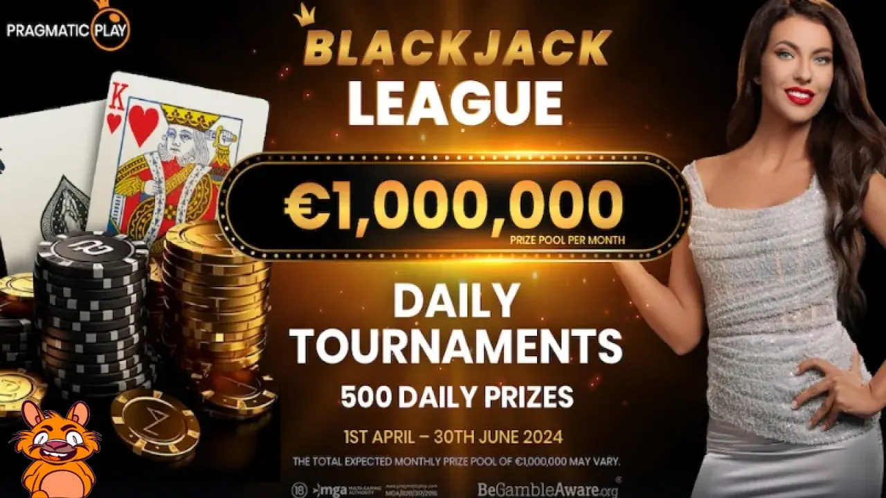 Blackjack League will run from 1st April until 30th June 2024 with a €1,000,000 monthly prize pool, fully funded by @PragmaticPlay. Four daily tournaments – Bronze, Silver, Gold and Privé – are available to players at a…