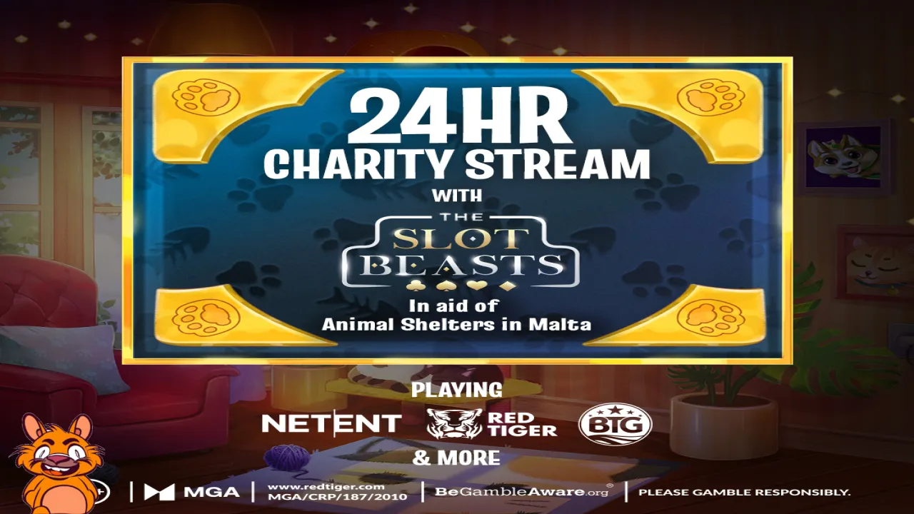 📢 Calling gamers and animal advocates! Join us for @TheSlotBeasts 24-hour charity stream supporting animal shelters in Malta. Proud to sponsor this event and eager to see our games in action. Tune in from 12:00 CET…