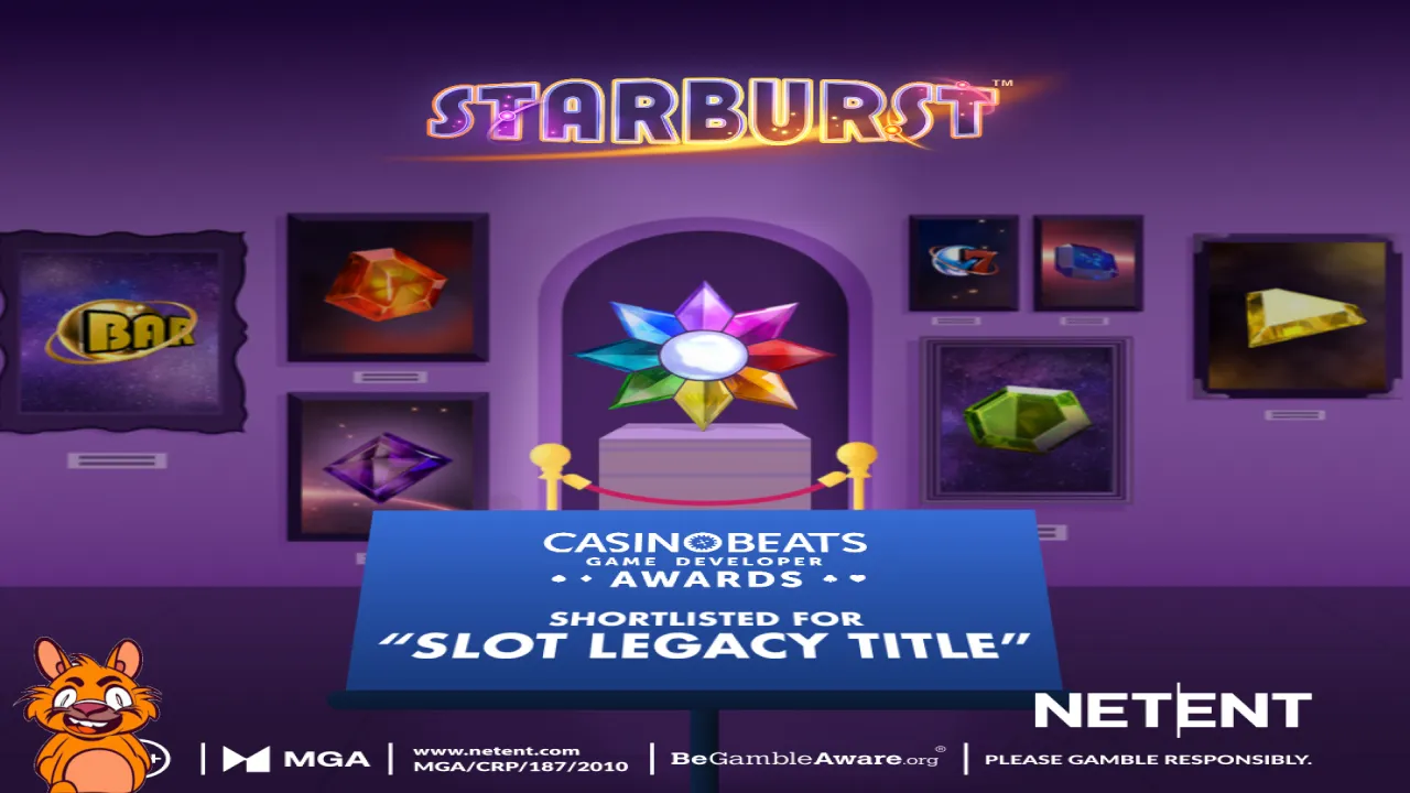 ¡Estamos saltando a una velocidad vertiginosa! 🚀 ¡Starburst ha sido preseleccionado para el título Slot Legacy en los CasinoBeats Game Developer Awards 2024! 🌌 💫 👉 #Shortlist #NetEnt #Slot #Starburst #iGamingNews #CasinoBeats #Awards 🔞