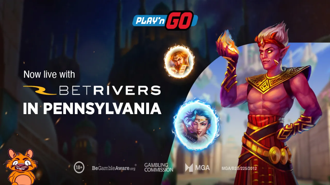 ¡Play'n GO ahora está EN VIVO con BetRivers en Pensilvania! playngo.com/news/playngo-a… Esta nueva y emocionante asociación ofrece juegos icónicos de Play'n GO a los jugadores de BetRivers en Pensilvania. Si quieres saber más, visita…