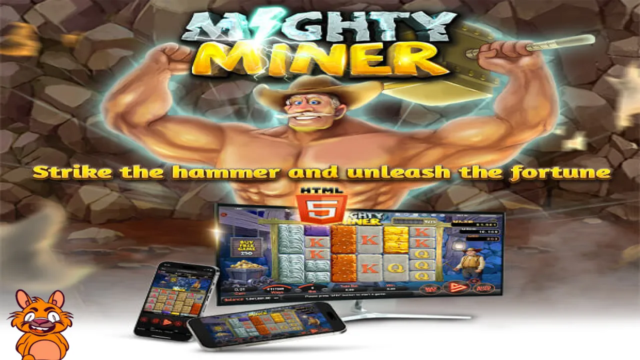 .@simpleplaycom lanzó un nuevo juego de tragamonedas: “Mighty Miner”. Esta es la primera tragamonedas SuperReels de SimplePlay y ofrece un máximo de 117,649 formas de ganar. #SimplePlay #MightyMiner #SlotGame #NewSlot