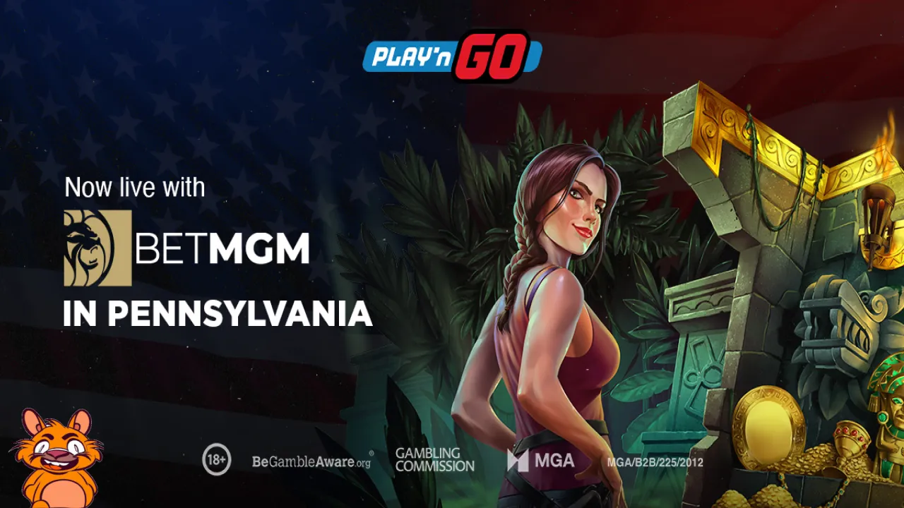 ¡Play'n GO está EN VIVO con BetMGM en Pensilvania! playngo.com/news/playngo-a… ✨ Estamos encantados de ampliar nuestra asociación con BetMGM, y ahora los jugadores de Pensilvania pueden disfrutar de una amplia gama de títulos a través de su plataforma…