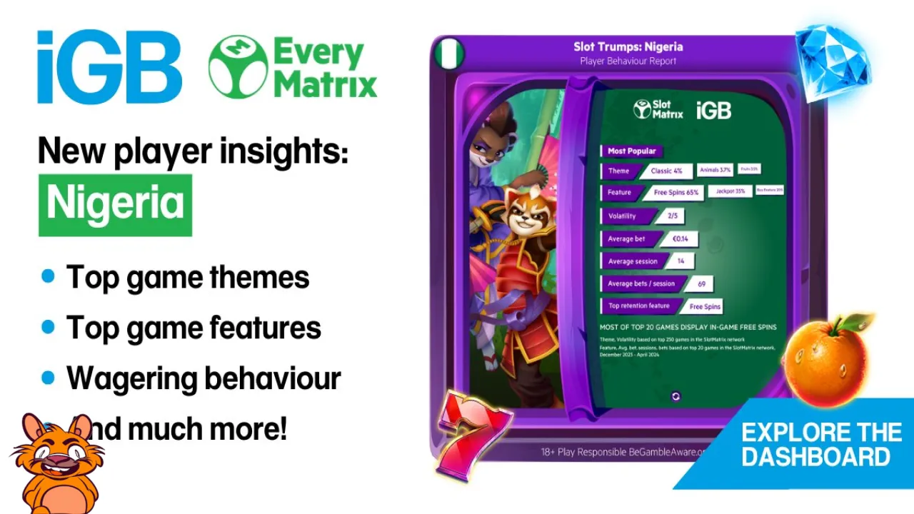 🎰 We're tapping into player preference data from a new country on a new continent - Nigeria, with EveryMatrix's latest Slot Trump card. Discover the unique player preferences, emerging trends and more shaping Nigeria's…