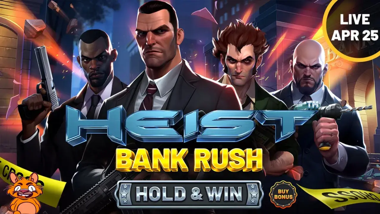 In 3 days, the ultimate heist awaits! "HEIST: BANK RUSH - Hold & Win™️" goes live. Assemble your crew, plan your strategy, and get ready for the score! 🏦🛠️💰 🎰 loom.ly/GWHnLpo 🔞 BeGambleAware.org #BetsoftGaming …