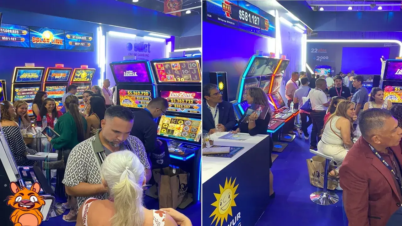 Exitosa exposición de @MerkurGamingAM en la @gat_expo de Cartagena La presentación de productos de Merkur Gaming se centró en los sistemas de jackpot progresivo vinculado del especialista alemán en juegos. #MerkurGaming...