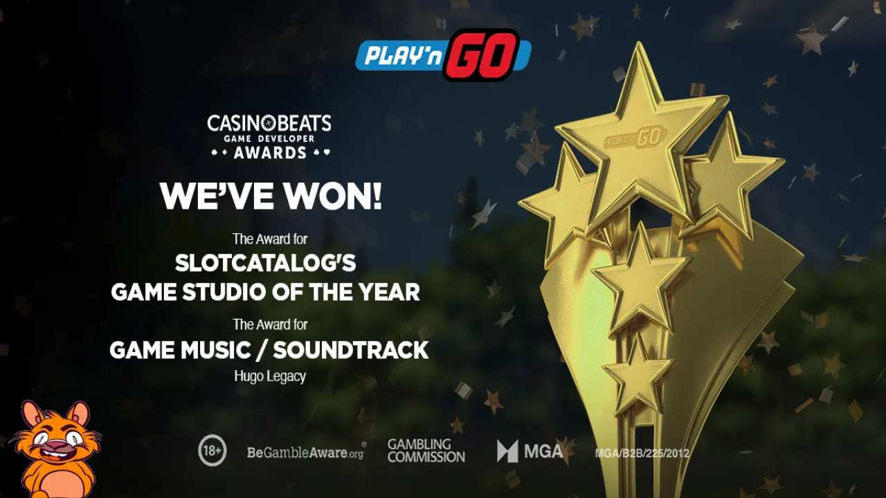 We've won Game Studio of the Year for a second year running, as well as the award for Best Music/Soundtrack (Hugo Legacy), at this year's CasinoBeats Game Developer Awards in Malta! 🏆 #PlaynGO #CasinoBeats …