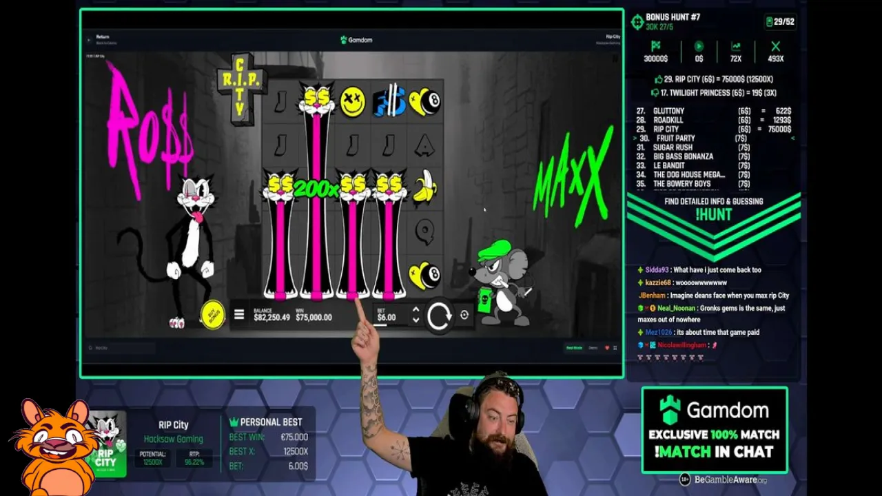 RT by @hacksawgaming: 🤑NO WAY @hacksawgaming ANOTHER MAX!🤑 This just happened on stream!! kick.com/doddytheviking… #gamdom #maxwin #hacksawgaming #giveaways #casinostreamer #KickStreamers