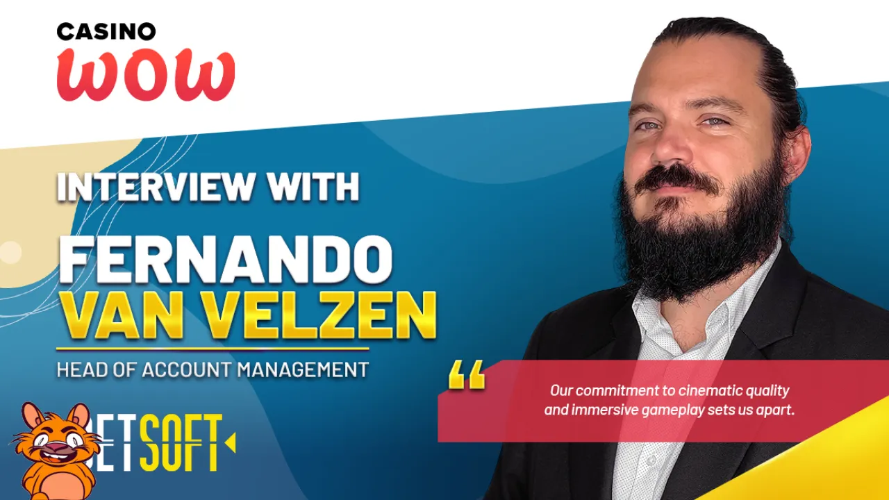 🌟 We’re thrilled to share that our Head of Account Management, Fernando Van Velzen, was featured in an insightful interview with CasinoWow! Check it out! 🎰💡 🔞 BeGambleAware.org #InnovationInGaming #IndustryLeaders