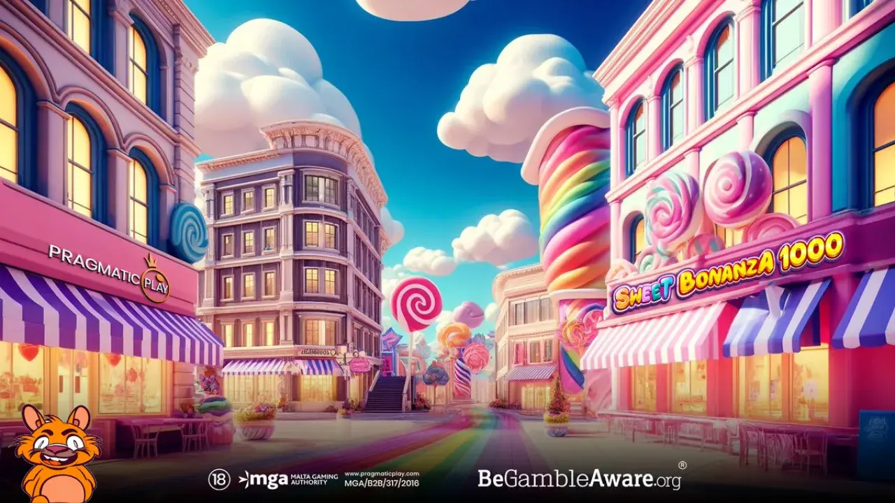 It’s a candy land out there 🧁🏛️🤩 Sweet Bonanza 1000 is taking over and making everything sweeter 🍭🎰 🍉 Have you played it yet? 🍎✨ 18+  #PragmaticPlay #SweetBonanza1000 #SweetBonanza #YourFavouriteEveryTime #Slots #iGaming