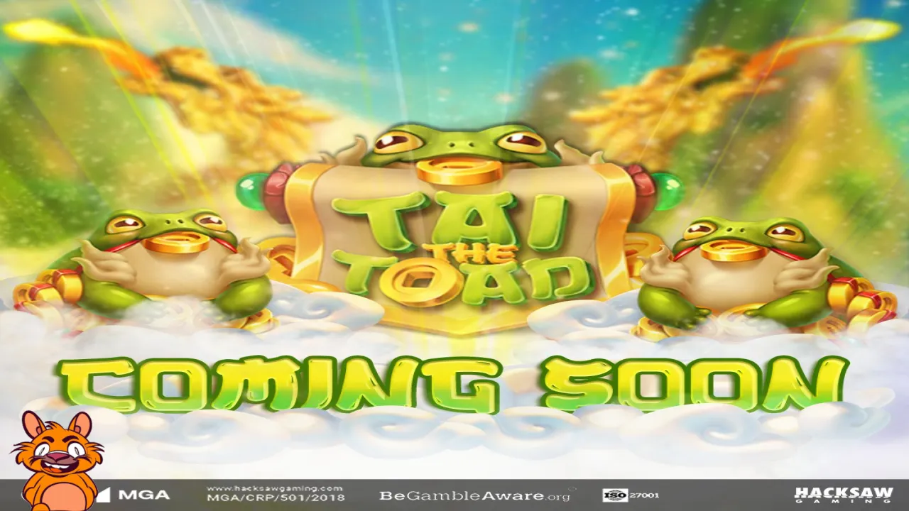 Ready to Hop to the Top? Tai The Toad COMING SOON 📅 4th July 🔞 | Please Gamble Responsibly| BeGambleAware.org #TaiTheToad #HacksawGaming #NewRelease #Slots