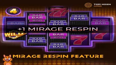 Unveil the magic of Mirage Respin in #WildMirage! Land a win with a WILD and watch the reels respin, locking in wins & replacing non-winners for more chances to win! The dance doesn't stop until the wins do. Ready to…