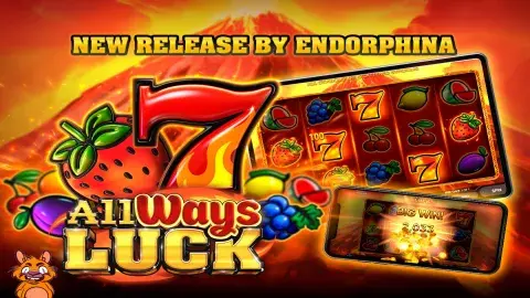 .@EndorphinaGames unveils its newest slot release, All Ways Luck The new title features the Classic Risk Game and Bonus Pop mechanics. #Endorphina #AllWaysLuck #NewSlotGame