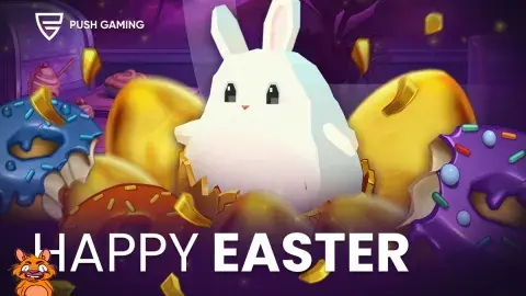 Happy Easter from Push Gaming! #pushgaming #playersfirst #easter #happyeaster #rabbit #fatrabbit