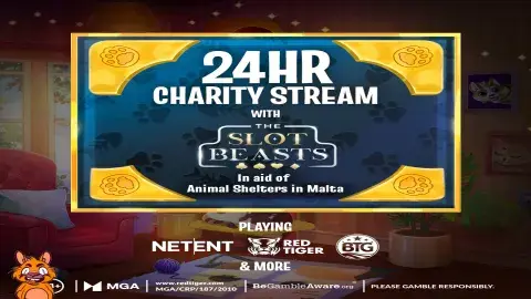 📢 Calling gamers and animal advocates! Join us for @TheSlotBeasts 24-hour charity stream supporting animal shelters in Malta. Proud to sponsor this event and eager to see our games in action. Tune in from 12:00 CET…