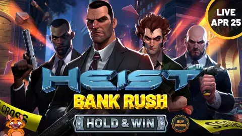 In 3 days, the ultimate heist awaits! "HEIST: BANK RUSH - Hold & Win™️" goes live. Assemble your crew, plan your strategy, and get ready for the score! 🏦🛠️💰 🎰 loom.ly/GWHnLpo 🔞 BeGambleAware.org #BetsoftGaming …