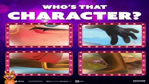 Clue, she's a sharp shooter, but her friends are not the brightest bunch... Leave your guesses below 👇 #HacksawGaming #WhosThatCharacter #slots 🔞 | Please Gamble Responsibly