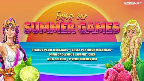 ☀️ Dive into summer with GameArt's hottest slots! Play Pirates Pearl Megaways™, Greek Pantheon Megaways™, Dawn of Olympus, Surfin' Joker, Wild Dolphin, and Xtreme Summer Hot for epic wins and cool gaming adventures! 🎰🔥 …