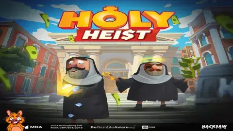 RT by @hacksawgaming: Coming Soon.... Holy Heist 🙏 📅25th June 🧠 Bullshark Games 🔞 | Please Gamble Responsibly | BeGambleAware.org #slot #comingsoon #HolyHeist #HacksawGaming #HacksawOpenRGS