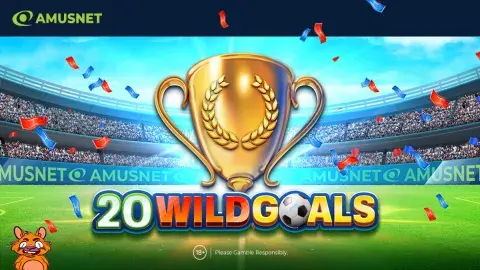 .@amusnetinteract presents its new video slot “20 Wild Goals” With immersive graphics, captivating sounds, and exciting features, this game creates the adrenaline rush of a real football game. #Amusnet #VideoSlot …