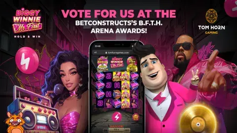 ❣️VOTE FOR OUR GAME❣️ Mr. First goes hip hop in 𝗕𝗜𝗚𝗚𝗬 𝗪𝗜𝗡𝗡𝗜𝗘 𝗙𝗘𝗔𝗧. 𝗠𝗥. 𝗙𝗜𝗥𝗦𝗧, developed exclusively for BetConstruct's B.F.T.H. Arena. 1. Go to  2. Scroll to our game 3. Vote for our game #Betconstruct #BFTHArenaAwards …