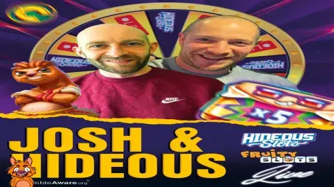 RT by @HideousSlots: 🔴EXCLUSIVE World 1st Dual Channel Slot Stream Josh & @HideousSlots Tune in for some BIG WINS!!Watch Horizontal on Fruityslots: