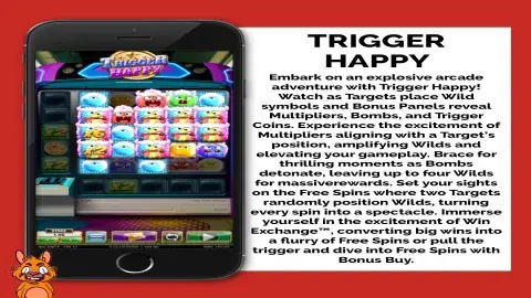 Target the thrill and trigger the fun in Trigger Happy! #bigtimegaming #triggerhappy