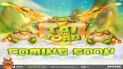 Ready to Hop to the Top? Tai The Toad COMING SOON 📅 4th July 🔞 | Please Gamble Responsibly| BeGambleAware.org #TaiTheToad #HacksawGaming #NewRelease #Slots