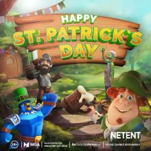 🍀 Green looks good on us 🍀 Finn is wishing everyone a very Happy St. Patrick’s Day! Explore the day's craic on  #NetEnt #Bettergaming #StPatricksDay #slotsgames #onlinecasino 🔞