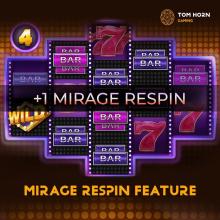 Unveil the magic of Mirage Respin in #WildMirage! Land a win with a WILD and watch the reels respin, locking in wins & replacing non-winners for more chances to win! The dance doesn't stop until the wins do. Ready to…