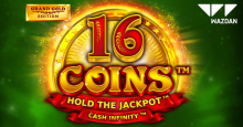 Wazdan, the gain-focused developer crafting some of iGaming’s most engaging and rewarding experiences, has enhanced one of its most popular games with the release of 16 Coins Grand Gold Edition.