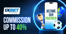 1xPartners provides affiliates with an opportunity to monetize their traffic, promote the product, and incentivize user registration on the 1xBet platform through referral links and promo codes.