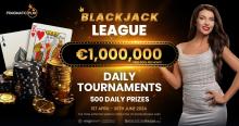 .@PragmaticPlay launches €1,000,000 monthly Blackjack League Blackjack League will run from April 1 until June 30, 2024. #PragmaticPlay #BlackjackLeague