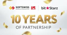 .@softswiss & BitStarz celebrate ten years of partnership For the next few weeks, players have unlimited 10 per cent cashback in all games. #SOFTSWISS #BitStarz #Partnership