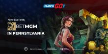 Play'n GO is LIVE with BetMGM in Pennsylvania! playngo.com/news/playngo-a… ✨ We are thrilled to expand our partnership with BetMGM, and now players in Pennsylvania can enjoy a wide range of titles via their platform…