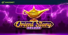 Arabian magic unravels with @amusnetinteract’s newest release Orient Story Deluxe This new slot promises an enchanting adventure with features like expanding symbols, free spins, and a jackpot bonus game. #Amusnet …