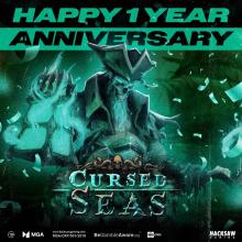 Happy 1st Anniversary to Cursed Seas!! Leave a 🌊☠️ down below to join the celebration! #HacksawGaming #igaming #CursedSeas 🔞 | Please Gamble Responsibly