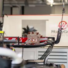 Looks like Garga is craving some speed this weekend in Monaco 🏎️ #MoneygramHaas #F1 #F1Race #Playngo #Garga #HaasF1