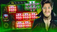 IMMORTAL ROMANCE 2! Big Bonus Win!! New Online Slot!🧛 Watch it here👉 youtube.com/watch?v=wXfWLf…