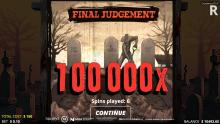 We have our first 100,000x Max Win on Deadwood R.I.P! 🔥 Them outlaws didn't stand a chance 🪦 CHECK OUT THE REPLAY 👉 nolimitcity.com/replay/muniyag… #NolimitCity #FinalJudgement #DeadwoodRIP #Slots #MaxWin …