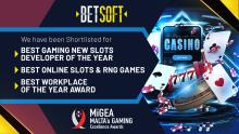 🎉 Big news! #Betsoft has been nominated for 3 top awards at MiGEA! 🔸Best Gaming New Slots Developer of the Year 🔸Best Online Slots & RNG Games 🔸Best Workplace of the Year Award 📱💥 Let's bring it home! 🏆 🔞 BeGambleAware…