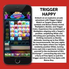 Target the thrill and trigger the fun in Trigger Happy! #bigtimegaming #triggerhappy