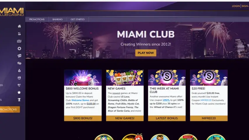 Clublandung in Miami